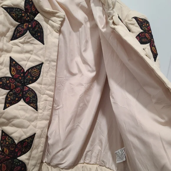 Quilted Patchwork Applique Jacket - Picture 4 of 5